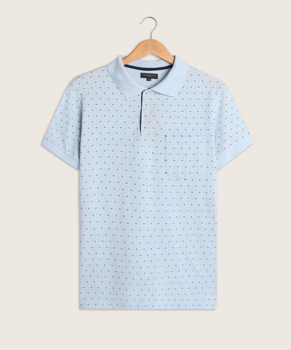 Polo Corte Slim Fit Blanco
